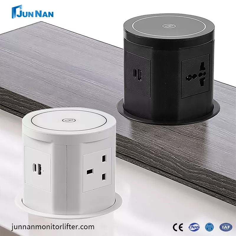 USB మరియు వైర్‌లెస్ ఛార్జింగ్ వైఫైతో పాప్-అప్ సాకెట్ స్మార్ట్ ప్లగ్